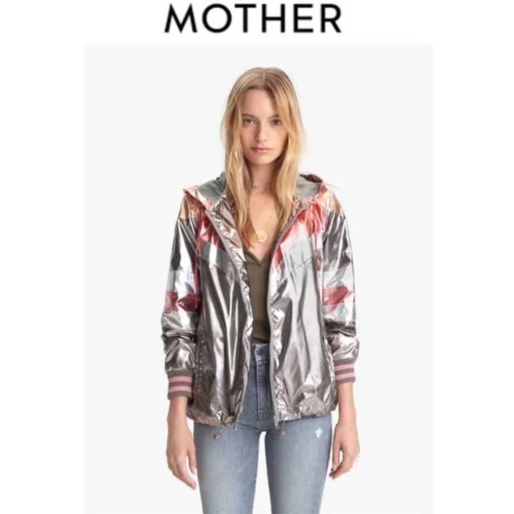MOTHER Metallic Bomber Jacket
